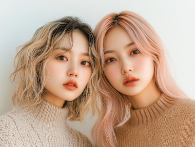 ブリーチカラー、ダブルカラー