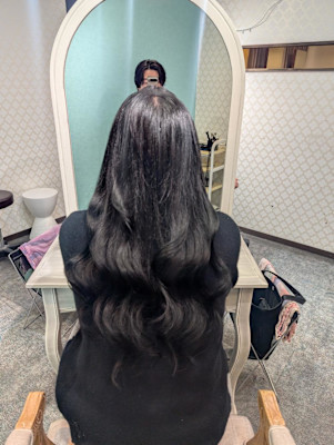 王道黒髪ロングヘアー