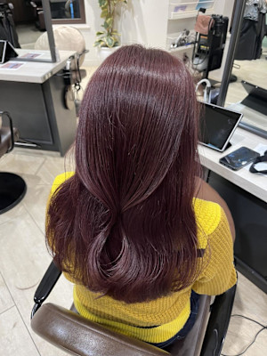 Mako / ピンクブラウン ブリーチなし 暖色 似合わせ