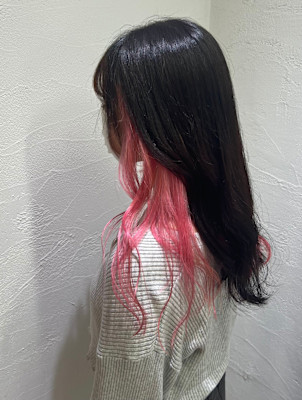 インナーカラー/暖色/透明感カラー/イルミナカラー/池袋