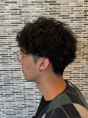 ダークアッシュ/アッシュブラック/カルマパーマ