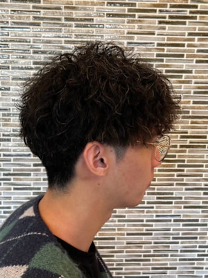 ダークアッシュ/アッシュブラック/カルマパーマ