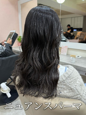 韓国風パーマ/コテ巻き風パーマ