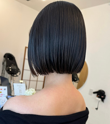 #ボブ #切りっぱなしボブ #レイヤーボブ #くびれボブ 