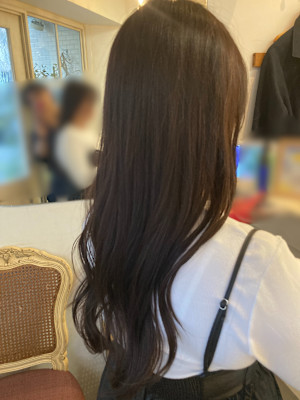 美髪ナチュラルメルティカラー艶感愛されロングレイヤー
