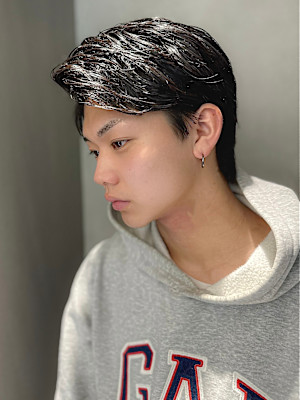 【吉田智哉】スパイキーショー、ニュアンスパーマ、毛流れパーマ