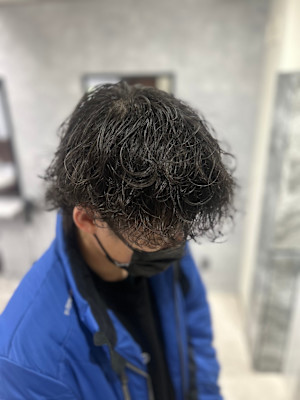 メンズ スパイラルパーマ