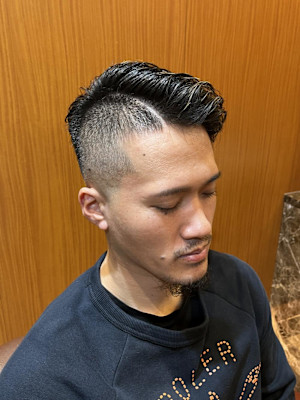 銀座　理容室　シンサイ刈り　ネオ七三