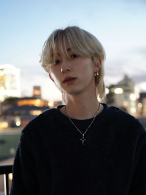 韓国ウルフ/ハイトーンウルフ/毛流れセンターパート