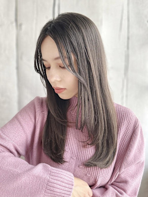 大人可愛いワンカールレイヤースタイル