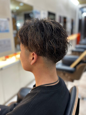 ツイスパパーマ×ハイライト