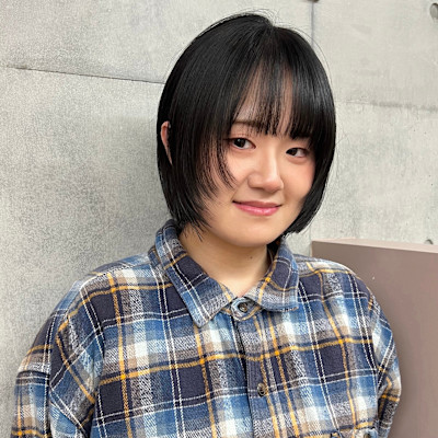 顔まわりレイヤー×ボブ