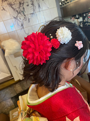 成人式和装ヘアセット