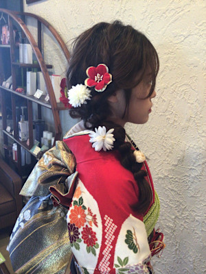 成人式和装ヘアセット