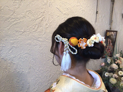 成人式和装ヘアセット