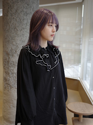 【酒井　麻里】ケアブリーチ×ペールラベンダー