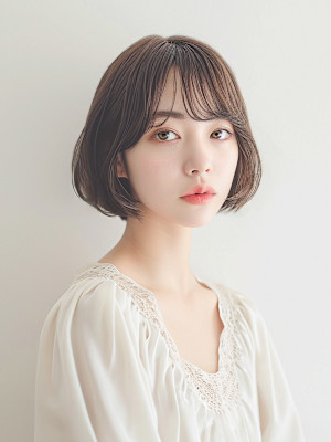 髪質改善　前髪カット　韓国風　トリートメント　縮毛矯正