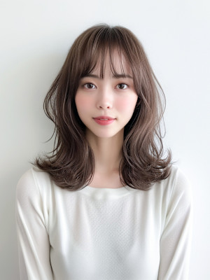 髪質改善　前髪カット　韓国風　トリートメント　縮毛矯正