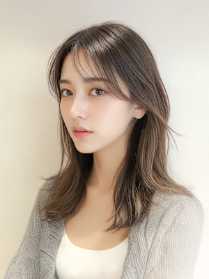 髪質改善　前髪カット　韓国風　トリートメント　縮毛矯正 