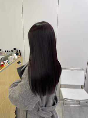 髪質改善　酸性ストレート　縮毛矯正　サラツヤストレート