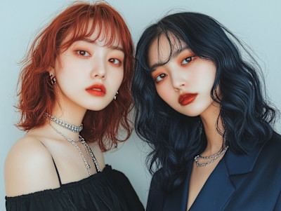 ブリーチカラー、ダブルカラー