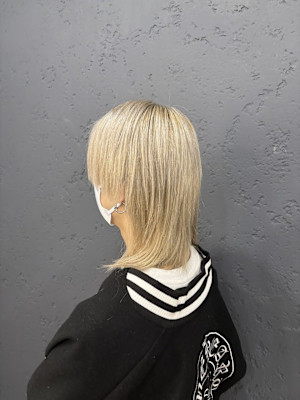 メンズハイトーン/ホワイトブロンド/ケアブリーチ/池袋/池袋