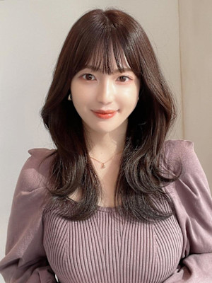 フェミニンロング/メルティカラー/レイヤー/似合わせカット 