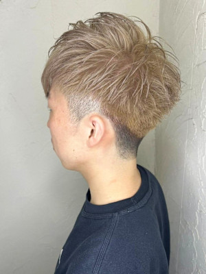 【Reir_下北沢】*メンズショート+ハイトーンベージュ*