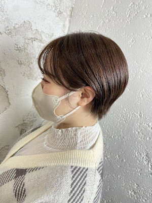 ショートボブ/イルミナカラー/10代20代/¥7700