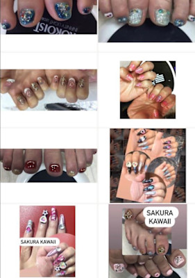 ネイル沢山