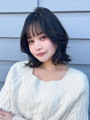 外ハネくびれボブでおしゃれ感アップ