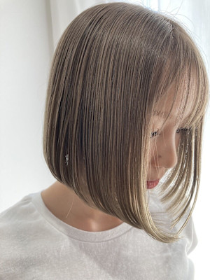 ミルクティー×ミニボブ