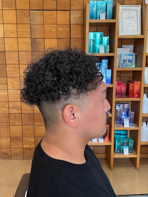 メンズデザインパーマ