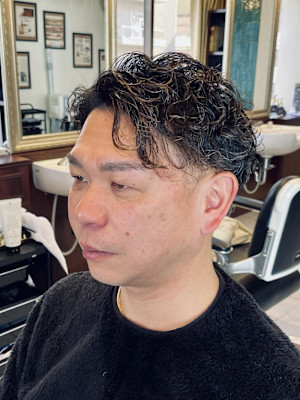 【50代 男性】ロンドンツーブロパーマ（大宮/バーバー）