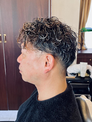 【50代 男性】ロンドンツーブロパーマ（大宮/バーバー）