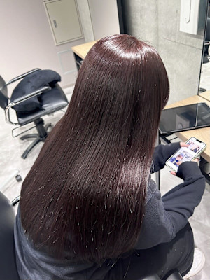 イノアカラー×艶髪ロング