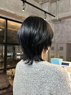 黒髪×レイヤースタイル