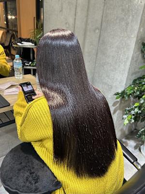 髪質改善縮毛矯正×ロング