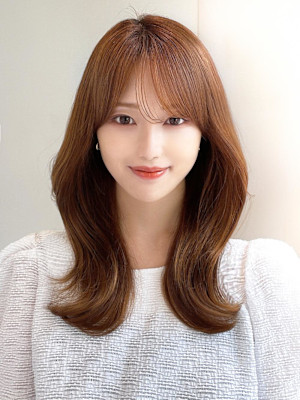 フェミニンロング/メルティカラー/レイヤー/似合わせカット 