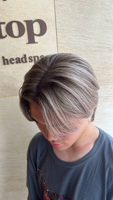 センターパートシャドウルーツスタイル！