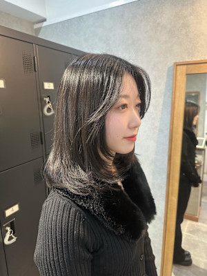 ★時短スタイリング！ミディアムレイヤー