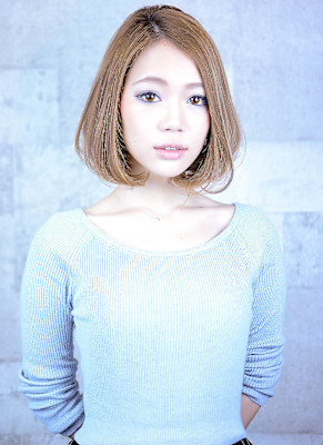 外国人風ニュアンスボブ♪