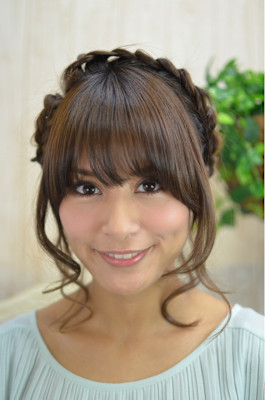 編みこみふわアレンジ☆