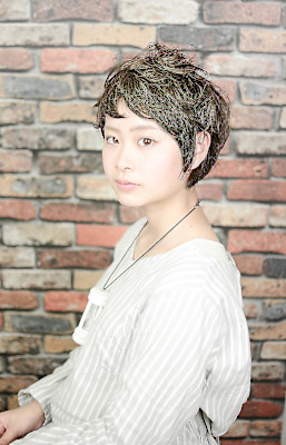 外国人風ゆるふわショート♪