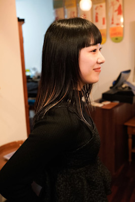 毛先デザインカラー