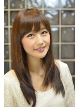 ナチュラルツヤストレート♪