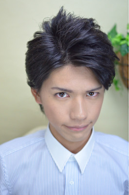 黒髪　ナチュラルショート