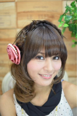 編みこみクラシカルアップ♪