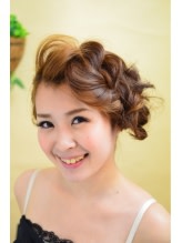 ふんわり大きな編みこみルーズスタイル～