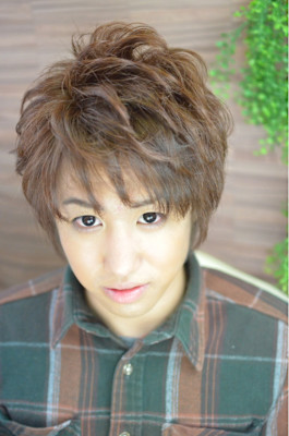 外国人風ゆるふわショート